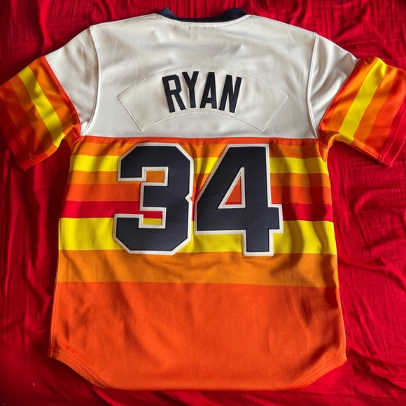 Nolan Ryan Astros Jersey Mitchell & Ness x Cooperstown Classic- Size 40 (M) - Picture 2 of 2